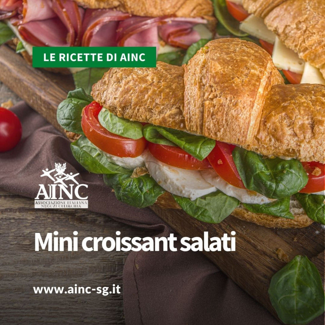 Le ricette senza glutine mini croissant salati - ainc