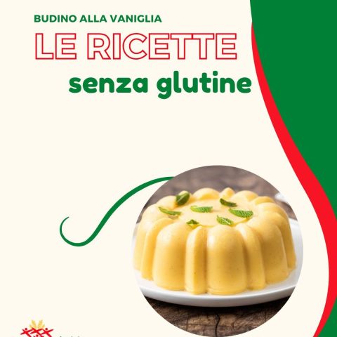 Budino alla vaniglia senza glutine
