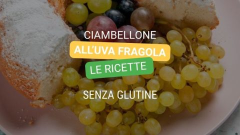 Ciambellone all’uva fragola senza glutine
