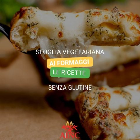 Sfoglia vegetariana ai formaggi senza glutine