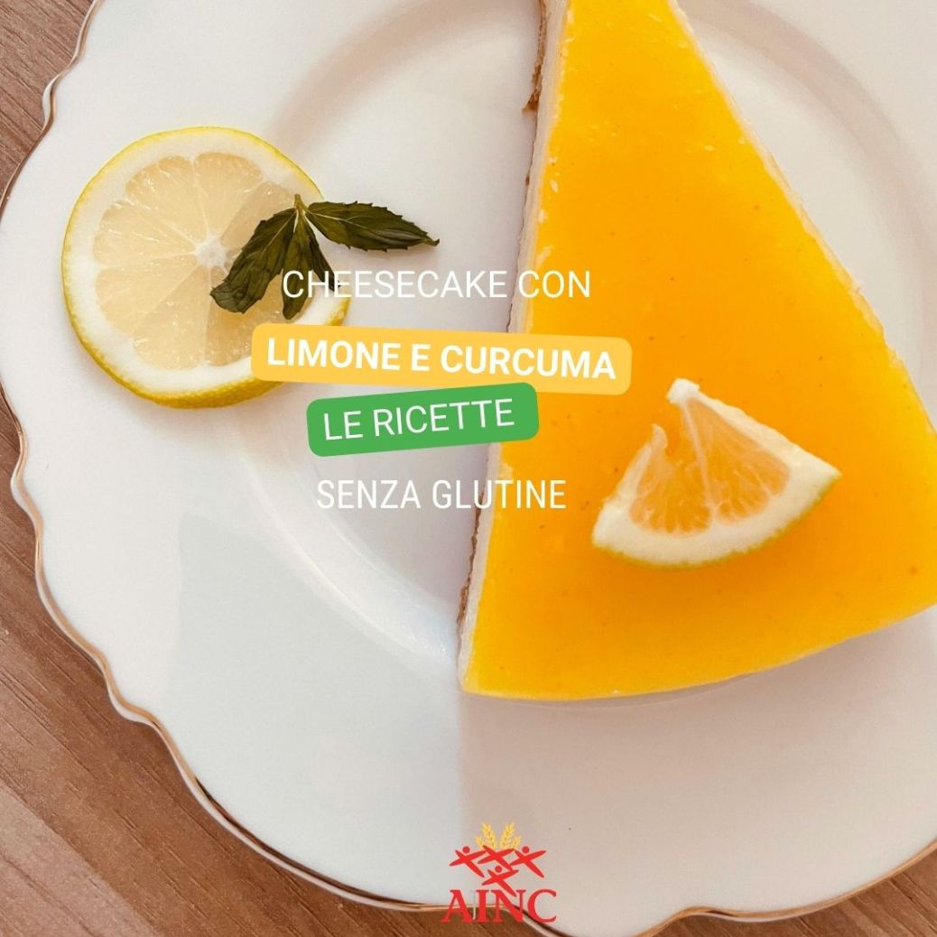 cheescake limone e curcuma