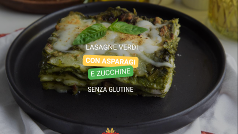 Lasagne verdi con asparagi e zucchine senza glutine