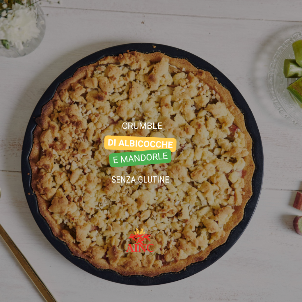 crumble alle albicocche senza glutine