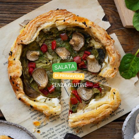 Torta salata primavera senza glutine