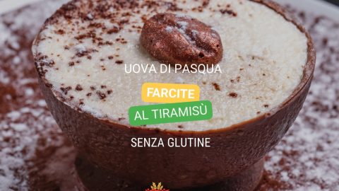 Uova di Pasqua farcite al tiramisù