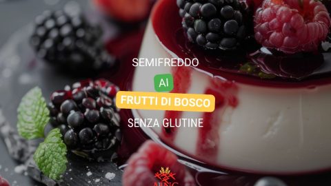 Semifreddo ai frutti di bosco senza glutine