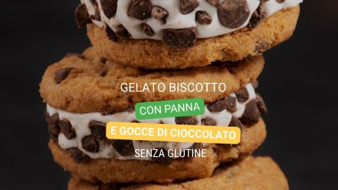 Gelato biscotto senza glutine