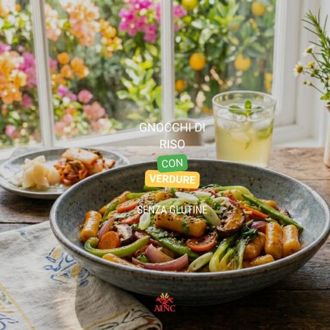 Gnocchi di riso con verdure