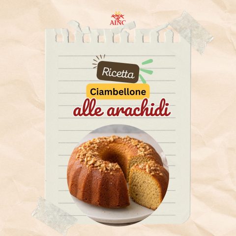 Ciambellone alle arachidi senza glutine